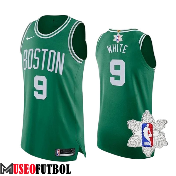 Camiseta Boston Celtics (WHITE #9) 2023/24 Verde/Blanco