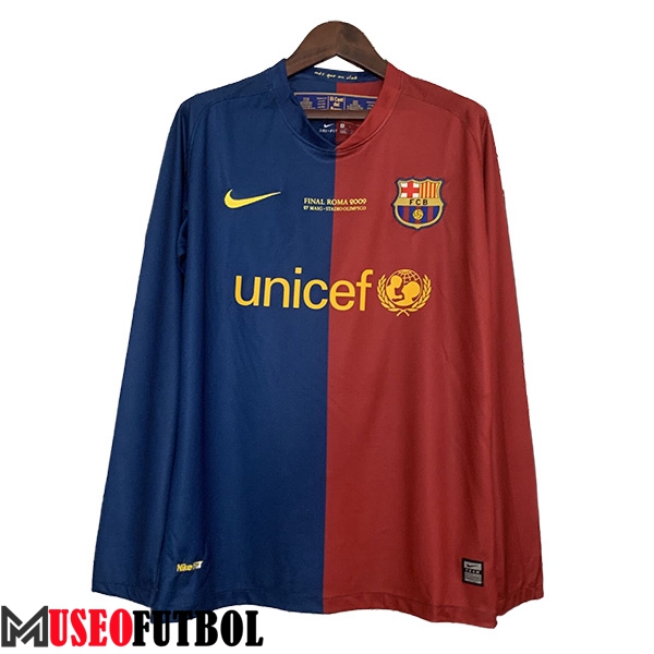 Camisetas De Futbol FC Barcelona Retro Primera Manga Largas 2008/2009