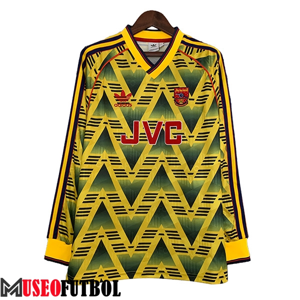 Camisetas De Futbol Arsenal Retro Segunda Manga Largas 1991/1993