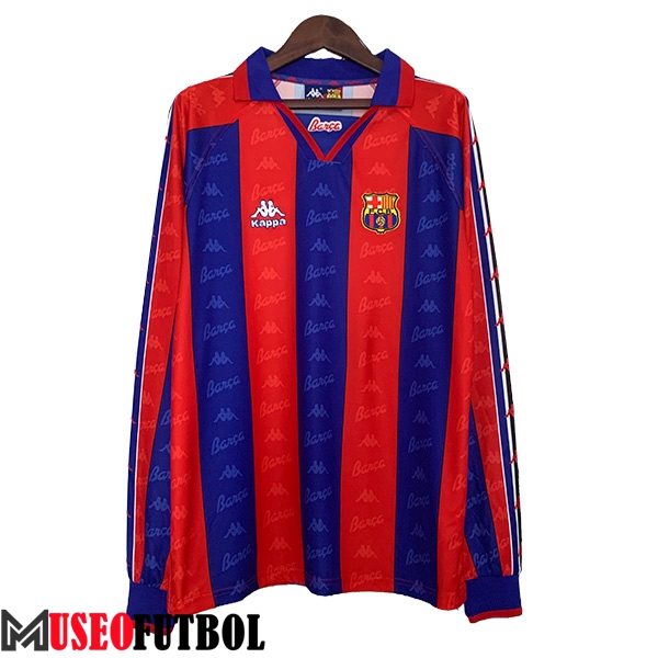 Camisetas De Futbol FC Barcelona Retro Primera Manga Largas 1996/1997