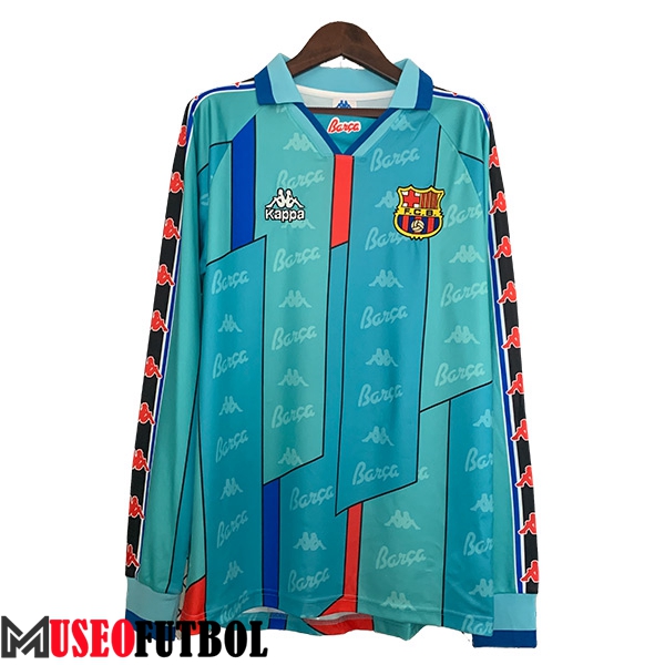 Camisetas De Futbol FC Barcelona Retro Segunda Manga Largas 1996/1997