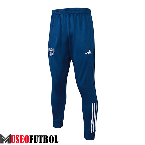 Pantalon Entrenamiento Manchester United Azul 2023/2024