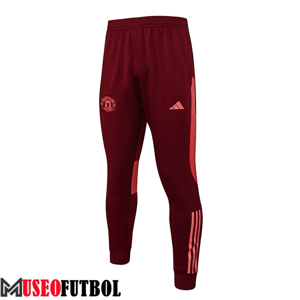 Pantalon Entrenamiento Manchester United Rojo/Naranja 2023/2024