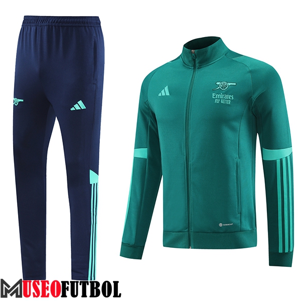 Chandal Equipos De Futbol Chaquetas Arsenal Verde/Azul 2023/2024