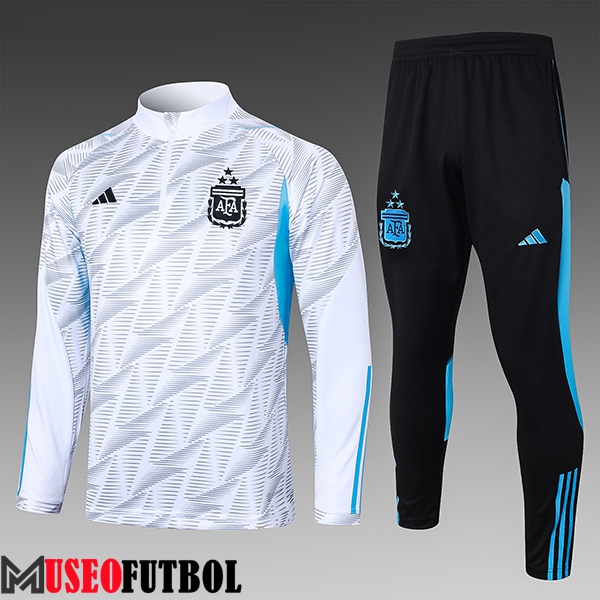 Chandal Equipos De Futbol Argentina Ninos Blanco/Gris/Azul/Negro 2023/2024