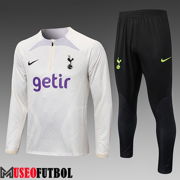 Chandal Equipos De Futbol Tottenham Hotspur Ninos Beige/Negro 2023/2024