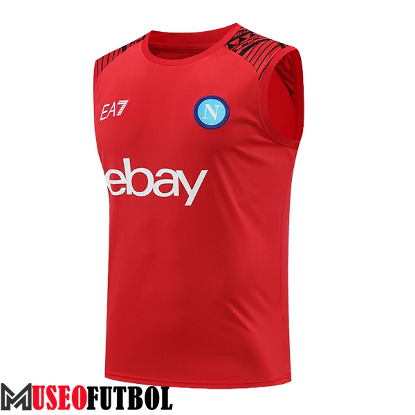 Chalecos De Futbol SSC Napoli Rojo 2024/2025