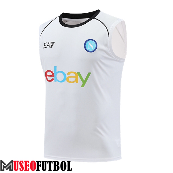 Chalecos De Futbol SSC Napoli Blanco 2024/2025