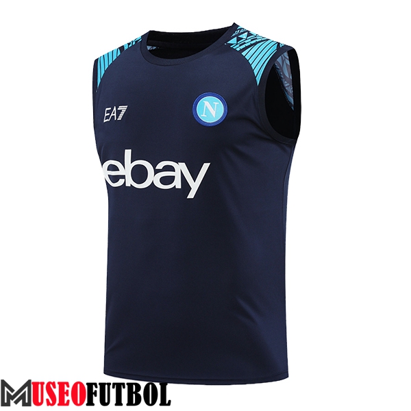 Chalecos De Futbol SSC Napoli Azul Oscuro 2024/2025