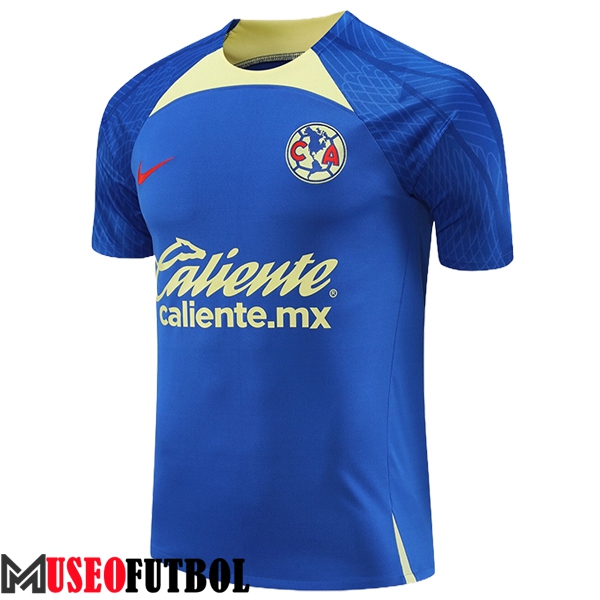 Camiseta Entrenamiento Club America Azul/Verde 2024/2025