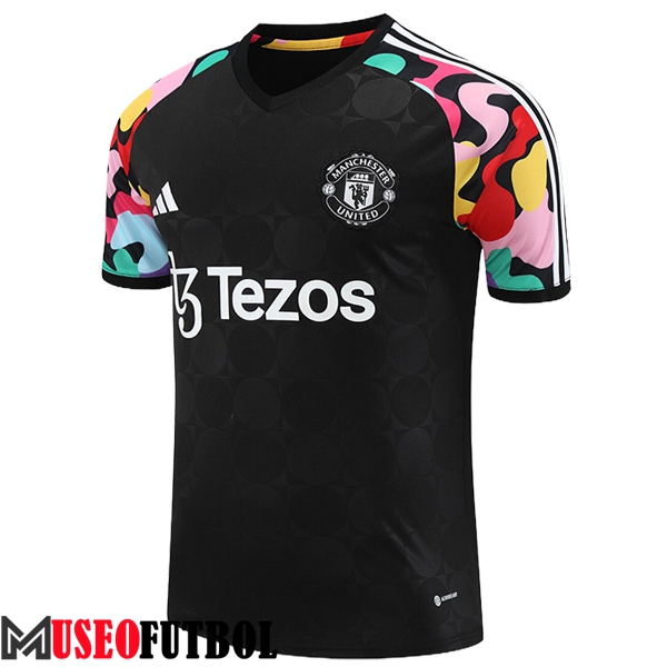 Camiseta Entrenamiento Manchester United Negro 2024/2025 -05