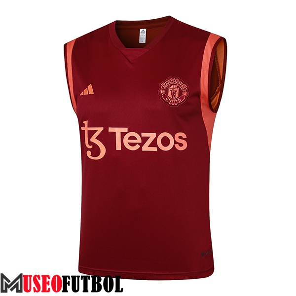 Chalecos De Futbol Manchester United Rojo 2024/2025 -02