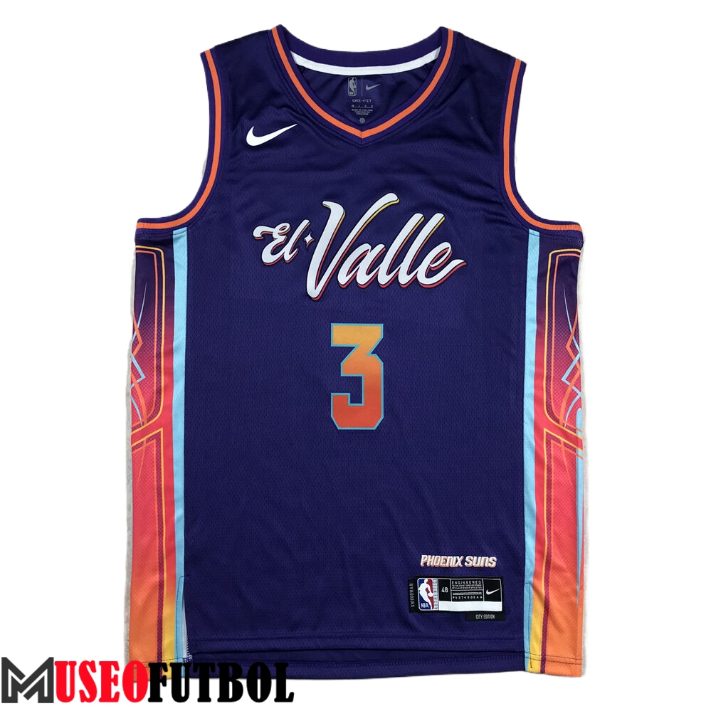 Camisetas Phoenix Suns (BEAL #3) 2023/24 Violeta/Naranja