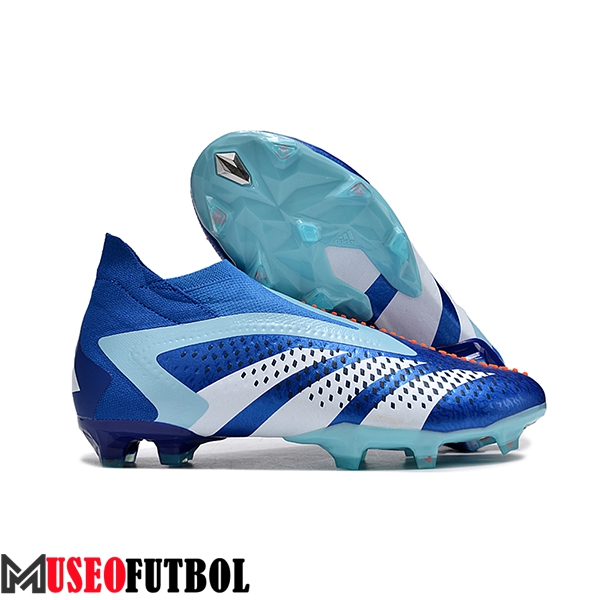 Adidas Botas De Fútbol PREDATOR ACCURACY+ FG BOOTS Azul/Blanco