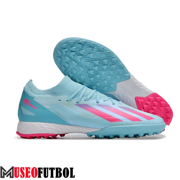 Adidas Botas De Fútbol X CRAZYFAST.3 TF BOOTS Azul/Rosa