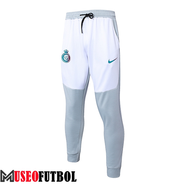 Pantalon Entrenamiento Riyadh Gris/Blanco 2023/2024