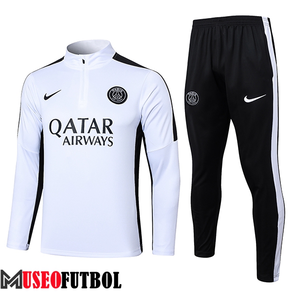 Chandal Equipos De Futbol PSG Blanco/Negro 2023/2024