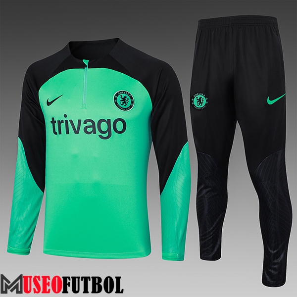 Chandal Equipos De Futbol FC Chelsea Ninos Verde/Negro 2023/2024