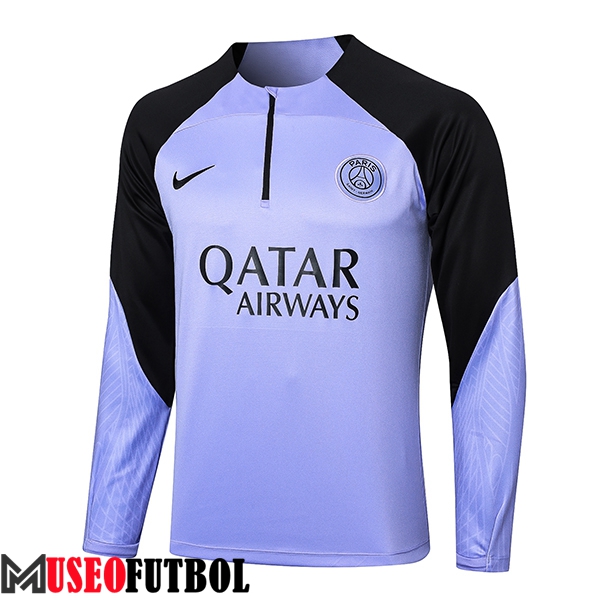 Sudadera De Entrenamiento PSG Violeta/Negro 2023/2024