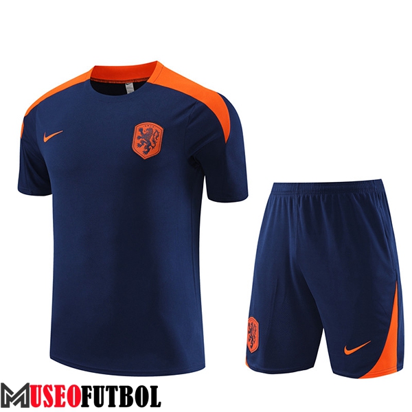 Camiseta Entrenamiento + Cortos Países Bajos Azul marino 2023/2024