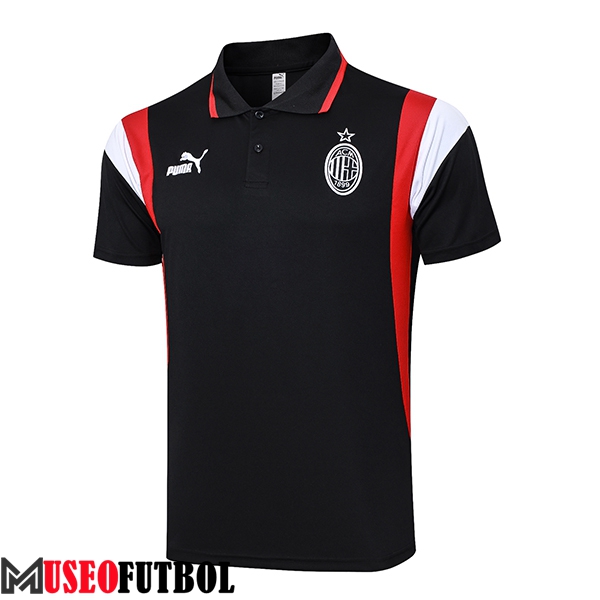 Camiseta Polo AC Milan Negro 2023/2024 -04