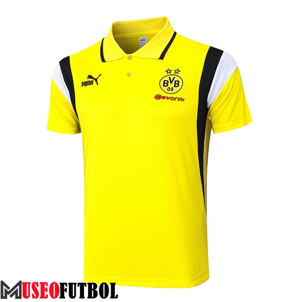 Camiseta Polo Dortmund Amarillo 2023/2024 -04