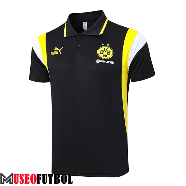 Camiseta Polo Dortmund Negro 2023/2024 -03