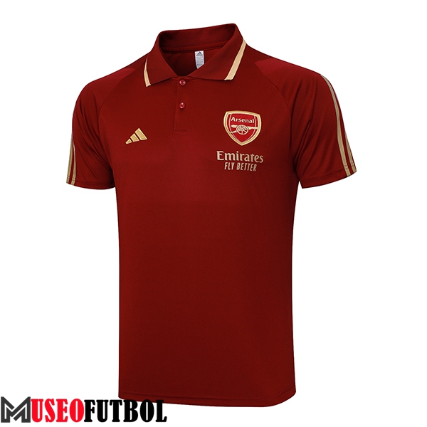 Camiseta Polo Arsenal Rojo 2023/2024