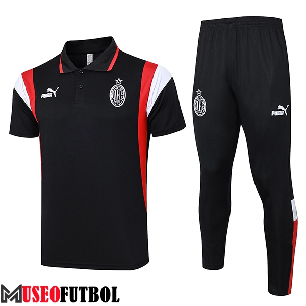 Camiseta Polo AC Milan Negro 2023/2024 -03