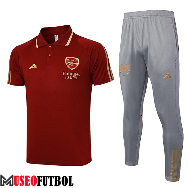 Camiseta Polo Arsenal Rojo 2023/2024