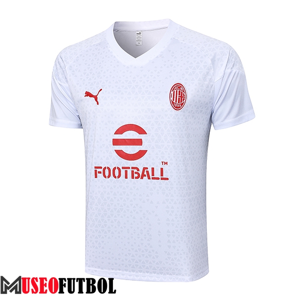 Camiseta Entrenamiento AC Milan Blanco 2023/2024