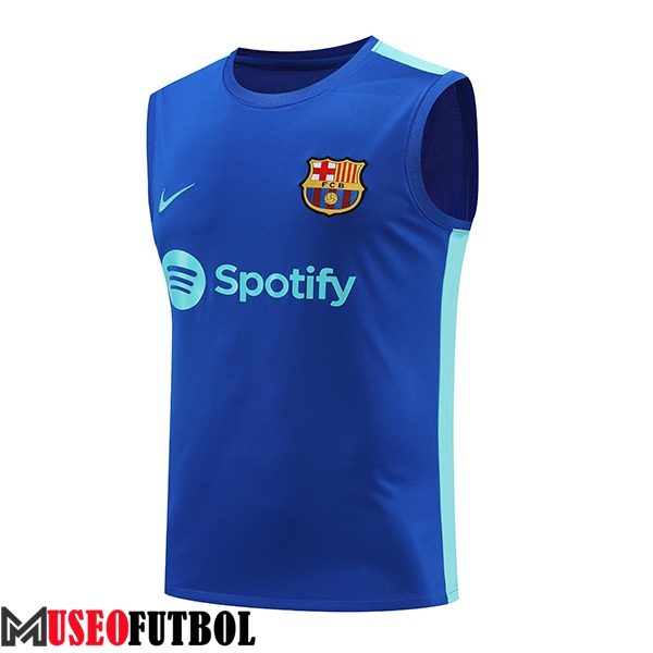 Chalecos De Futbol FC Barcelona Azul 2023/2024 -05