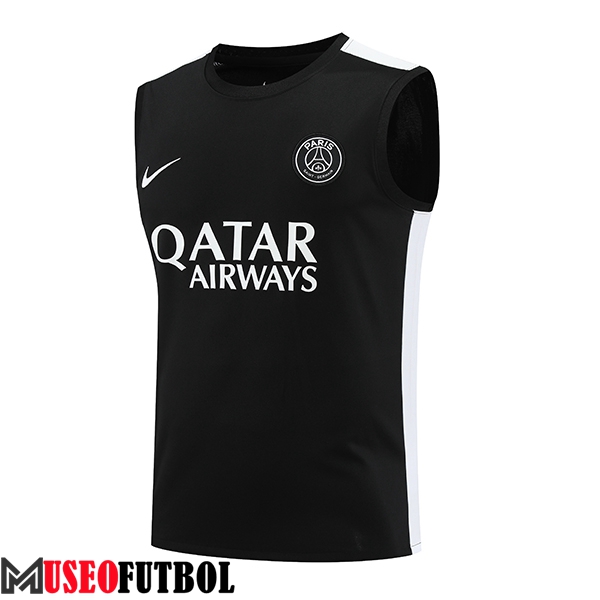 Chalecos De Futbol PSG Negro 2023/2024 -04