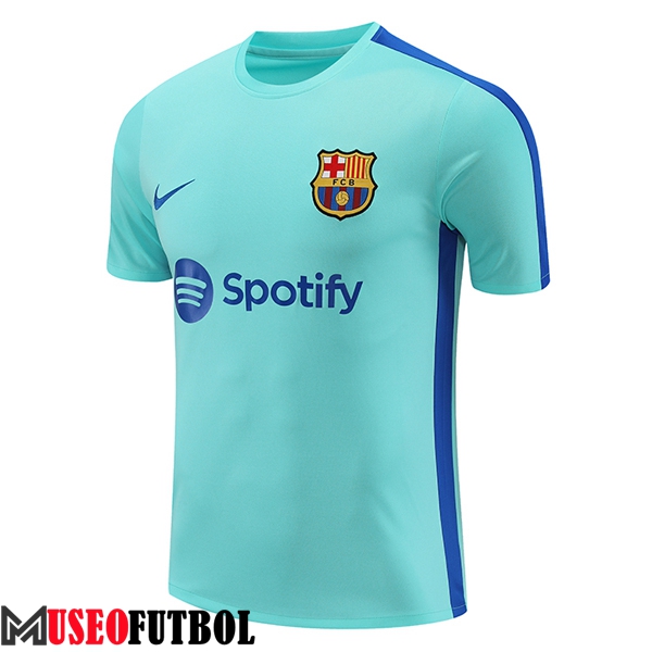 Camiseta Entrenamiento FC Barcelona Azul Claro 2023/2024 -02