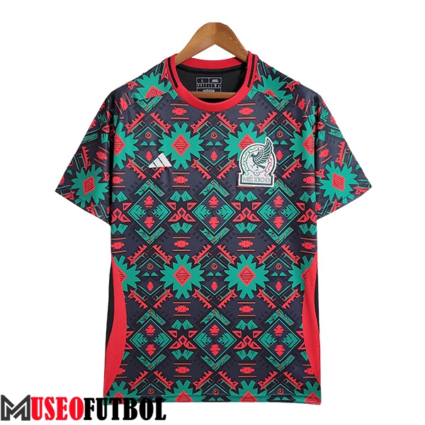 Camiseta Entrenamiento México Rojo/Verde 2023/2024