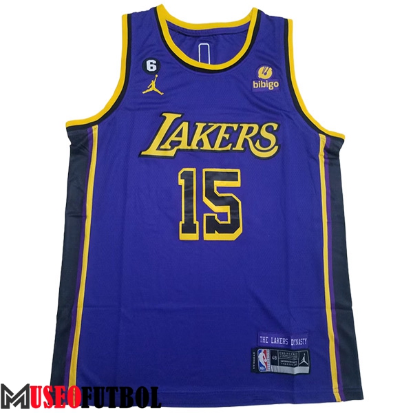 Camisetas De Futbol Los Angeles Lakers (REAVES #15) 2023/24 Azul