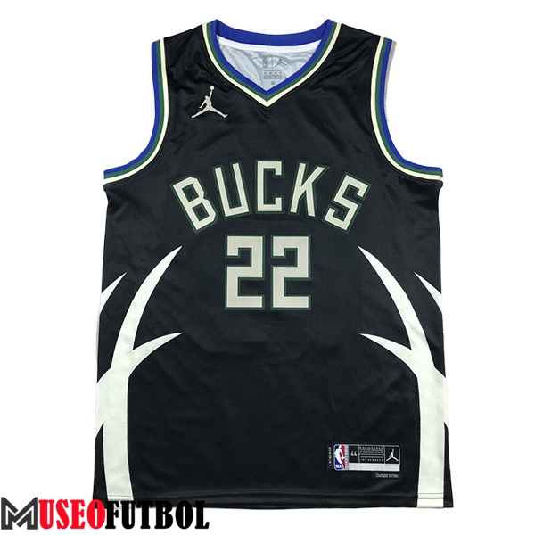 Camisetas De Futbol Milwaukee Bucks (MIDDLETON #22) 2023/24 Negro