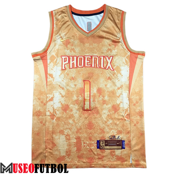 Camisetas De Futbol Phoenix Suns (BOOKER #1) 2023/24 Amarillo