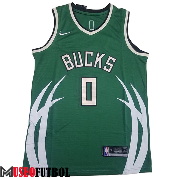 Camisetas De Futbol Milwaukee Bucks (LILLARD #0) 2023/24 Verde