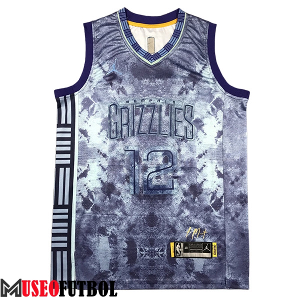 Camisetas De Futbol Memphis Grizzlies (MORANT #12) 2023/24 Gris