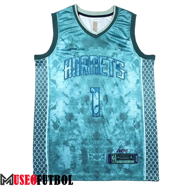 Camisetas De Futbol Charlotte Hornets (BALL #1) 2023/24 Azul