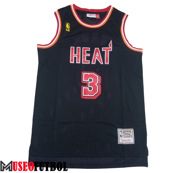 Camisetas De Futbol Miami Heat (WADE #3) 2023/24 Negro