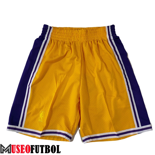 Cortos NBA Los Angeles Lakers 2023/24 Violeta/Amarillo