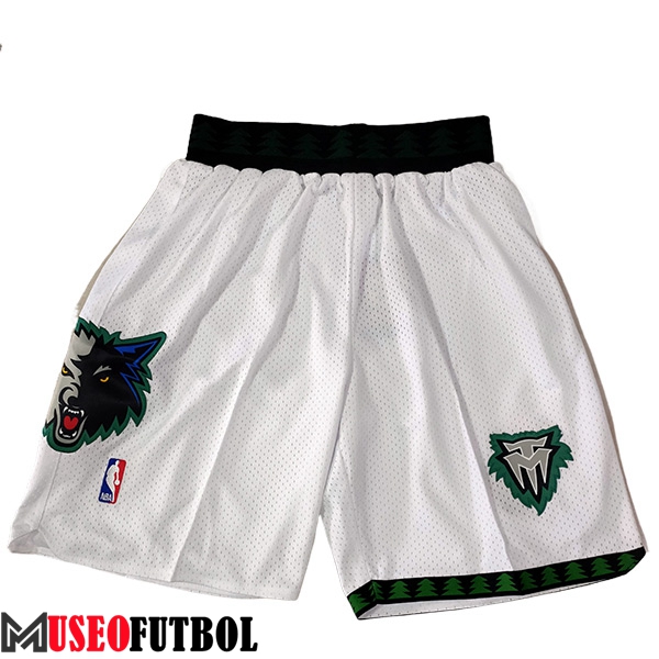 Cortos NBA Minnesota Timberwolves 2023/24 Blanco