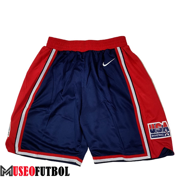 Cortos NBA USA 2023/24 Negro/Rojo -02