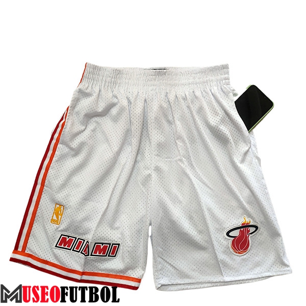 Cortos NBA Miami Heat 2023/24 Blanco -02