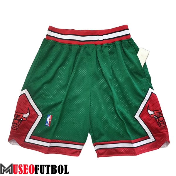 Cortos NBA Chicago Bulls 2023/24 Verde/Rojo