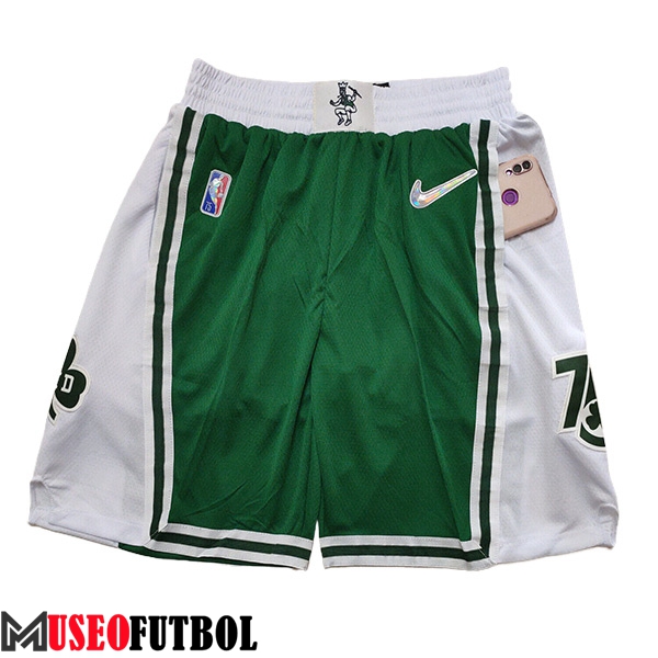 Cortos NBA Boston Celtics 2023/24 Verde/Blanco