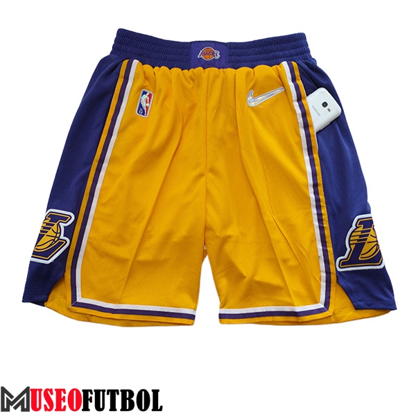 Cortos NBA Los Angeles Lakers 2023/24 Naranja/Violeta