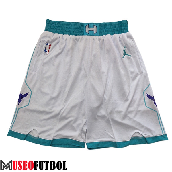 Cortos NBA Charlotte Hornets 2023/24 Blanco